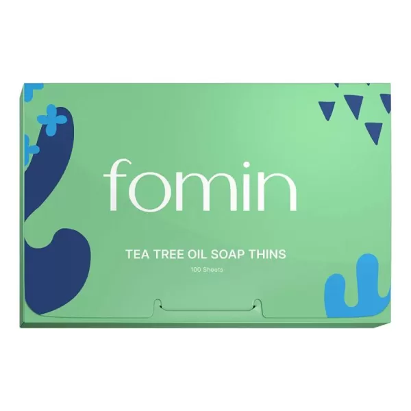 FOMIN  Antibacterial Paper Soap Sheets for Hand Washing  300 Sheets Orange Tea Tree Lavender Portable Travel Soap Sheets Dissolvable Camping Mini Soap Portable Hand Soap SheetsTea Tree Pack of 1