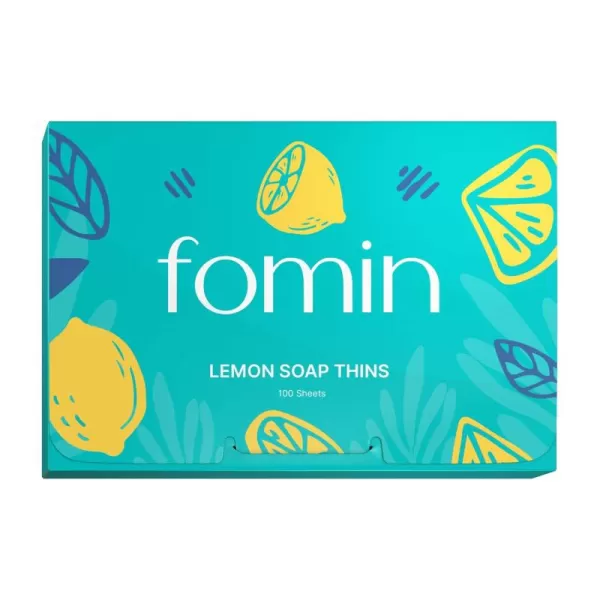 FOMIN  Antibacterial Paper Soap Sheets for Hand Washing  300 Sheets Orange Tea Tree Lavender Portable Travel Soap Sheets Dissolvable Camping Mini Soap Portable Hand Soap SheetsLemon Pack of 1