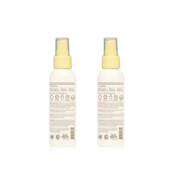 Baby Bum Conditioning Detangler Spray  LeaveIn Conditioner Treatment with Soothing Coconut Oil Natural Fragrance  Gluten Free and Vegan  4 FL OZ4 Fl Oz Pack of 2