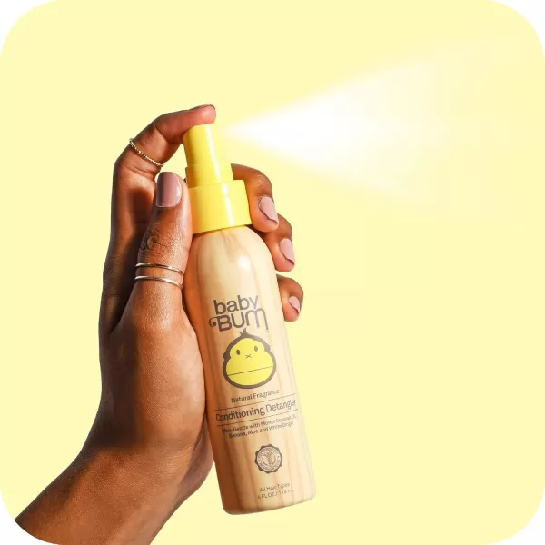 Baby Bum Conditioning Detangler Spray  LeaveIn Conditioner Treatment with Soothing Coconut Oil Natural Fragrance  Gluten Free and Vegan  4 FL OZ4 Fl Oz Pack of 1