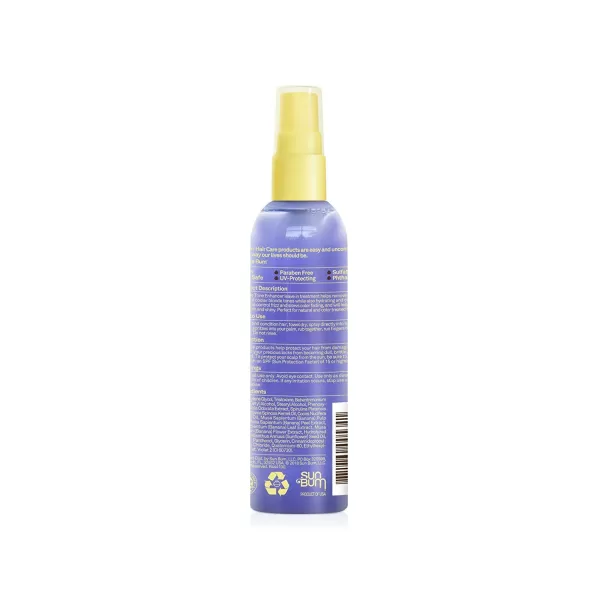 Sun Bum Blonde Tone Enhancer  Paraben Gluten and Cruelty Free Purple Leave In Treatment for Blondes  4 oz8 Fl Oz Pack of 1