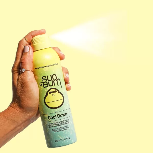Sun Bum Cool Down Aloe Vera Spray  Vegan After Sun Care with Cocoa Butter to Soothe and Hydrate Sunburn Pain Relief  6 oz6 Ounce Pack of 1