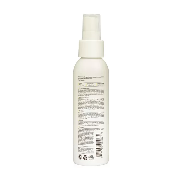 Sun Bum Curls Detangler  Vegan and Cruelty Free Moisturizing Hair Treatment for Wavy and Curly Hair  4 oz4 Fl Oz Pack of 1