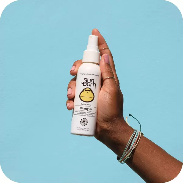 Sun Bum Curls Detangler  Vegan and Cruelty Free Moisturizing Hair Treatment for Wavy and Curly Hair  4 oz8 Fl Oz Pack of 1