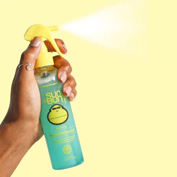 Sun Bum Heat Protector Spray  Vegan and Cruelty Free Hair Protecting Spray for All Hair Types  6 ozCoconut