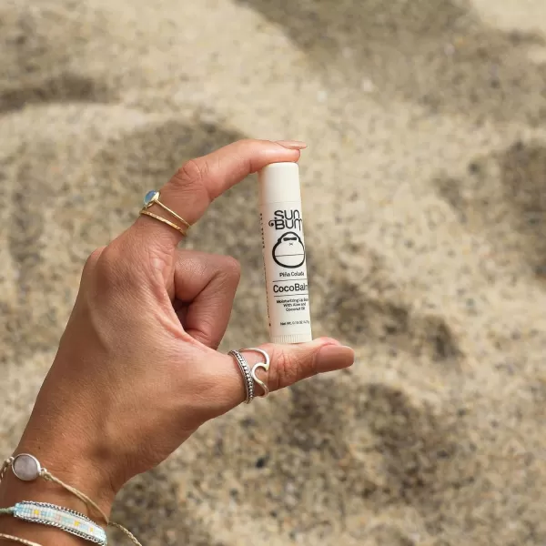 Sun Bum Pia Colada Cocobalm  Hydrating Lip Balm with Aloe  Hypoallergenic Paraben Free Silicone Free  015oz Stick 2048058Pina Colada