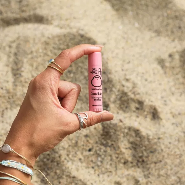 Sun Bum Pia Colada Cocobalm  Hydrating Lip Balm with Aloe  Hypoallergenic Paraben Free Silicone Free  015oz Stick 2048058Wild Strawberry