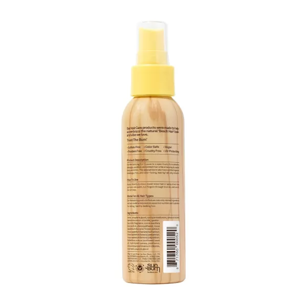 Sun Bum Revitalizing 3 in 1 LeaveIn Conditioner Spray Detangler  Anti Frizz  Paraben and Gluten Free Vegan and Color Safe with UV Protection  4 oz1 Count