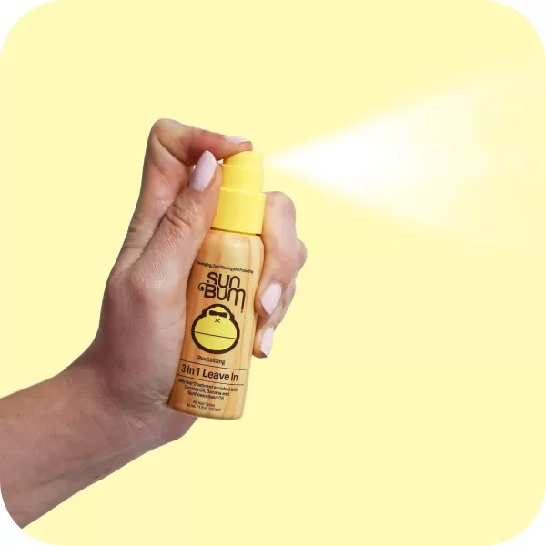 Sun Bum Revitalizing 3 in 1 LeaveIn Conditioner Spray Detangler  Anti Frizz  Paraben and Gluten Free Vegan and Color Safe with UV Protection  4 oz3 Count