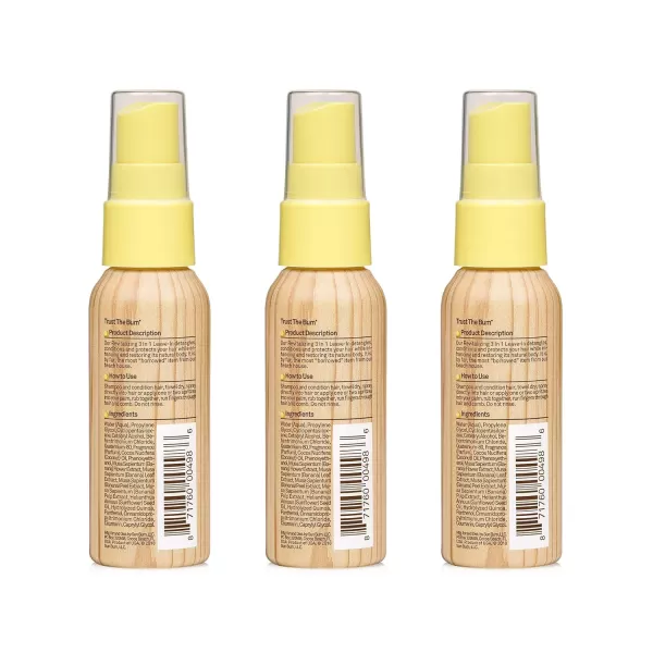 Sun Bum Revitalizing 3 in 1 LeaveIn Conditioner Spray Detangler  Anti Frizz  Paraben and Gluten Free Vegan and Color Safe with UV Protection  4 oz3 Count