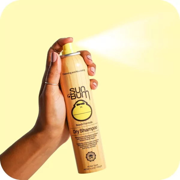 Sun Bum Revitalizing Dry Shampoo  Hair Refreshing Texture and Volumizing Spray  Paraben Free Oil Free Gluten Free Vegan  42 OZ Bottle