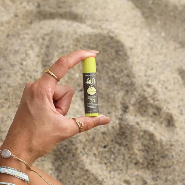 Sun Bum SPF 30 Sunscreen Lip Balm  Vegan and Cruelty Free Broad Spectrum UVAUVB Lip Care with Aloe and Vitamin E for Moisturized Lips  Watermelon Flavor 15 ozPineapple