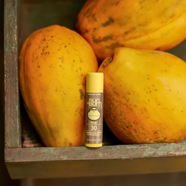 Sun Bum SPF 30 Sunscreen Lip Balm  Vegan and Cruelty Free Broad Spectrum UVAUVB Lip Care with Aloe and Vitamin E for Moisturized Lips  Watermelon Flavor 15 ozMango
