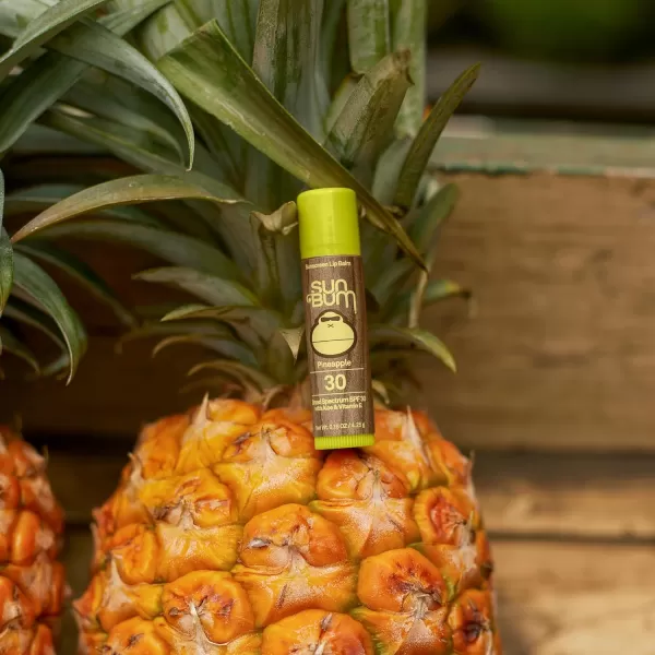 Sun Bum SPF 30 Sunscreen Lip Balm  Vegan and Cruelty Free Broad Spectrum UVAUVB Lip Care with Aloe and Vitamin E for Moisturized Lips  Watermelon Flavor 15 ozPineapple