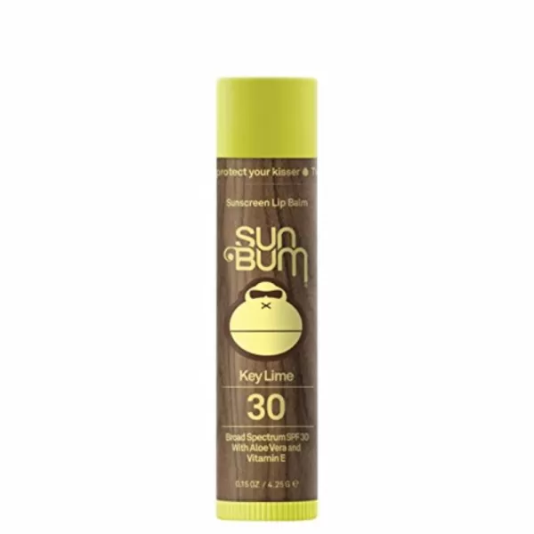 Sun Bum SPF 30 Sunscreen Lip Balm  Vegan and Cruelty Free Broad Spectrum UVAUVB Lip Care with Aloe and Vitamin E for Moisturized Lips  Watermelon Flavor 15 ozKey Lime