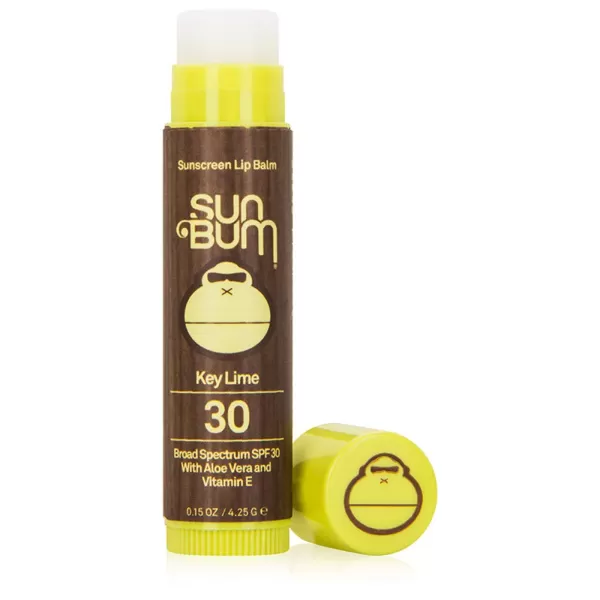 Sun Bum SPF 30 Sunscreen Lip Balm  Vegan and Cruelty Free Broad Spectrum UVAUVB Lip Care with Aloe and Vitamin E for Moisturized Lips  Watermelon Flavor 15 ozKey Lime