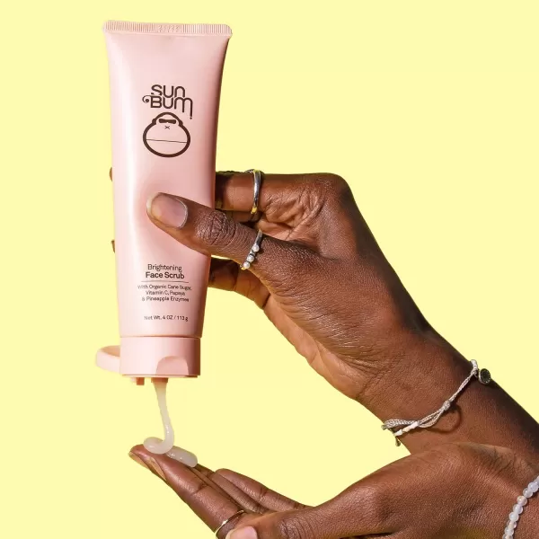 Sun Bum Skin Care Brightening Face Scrub  Vegan and Cruelty Free Exfoliating and Smoothing Scrub with Vitamin C  4 oz