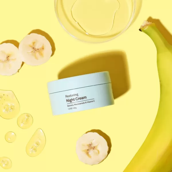Sun Bum Skin Care Restoring Night Cream  Vegan and Cruelty Free Moisturizing Formula with Niacinamide and Vitamin E  15 ozNight Cream