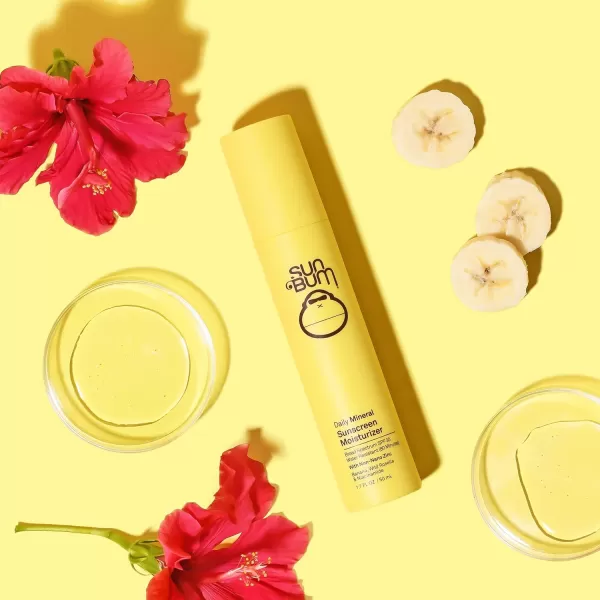 Sun Bum Skin Care SPF 30 Daily Mineral Sunscreen Face Moisturizer  Broad Spectrum UVAUVB Facial Sunscreen with Niacinamide Lightly Tinted  17 Fl oz