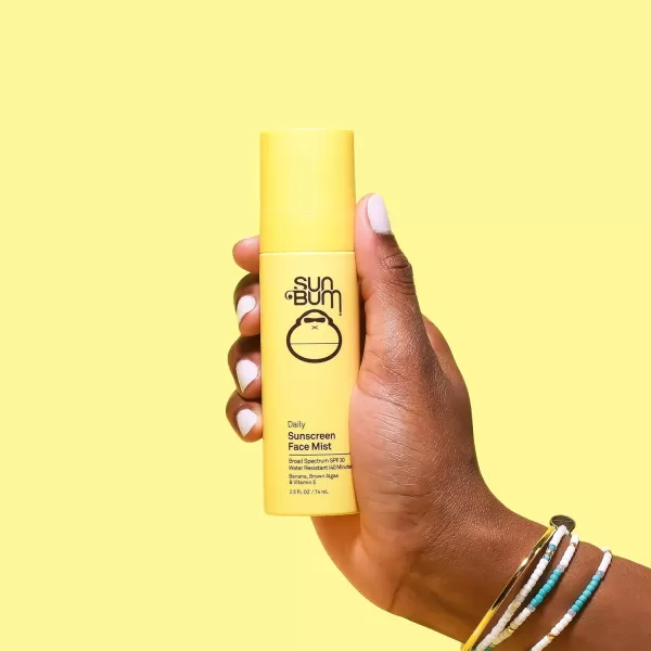 Sun Bum Skin Care SPF 30 Daily Sunscreen Face Mist  Vegan and Hawaii 104 Act Compliant Octinoxate ampamp Oxybenzone Free Broad Spectrum UVAUVB Facial Sunscreen Spray with Vitamin E  25 oz
