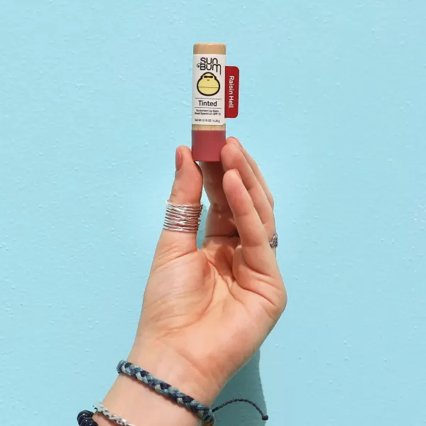 Sun Bum Tinted Lip Balm Raisin Hell  SPF 15  UVAUVB Broad Spectrum Protection  Sensitive Skin Safe  Hypoallergenic Paraben Free  Ozybenzone Free  015 OzRaisin Hell