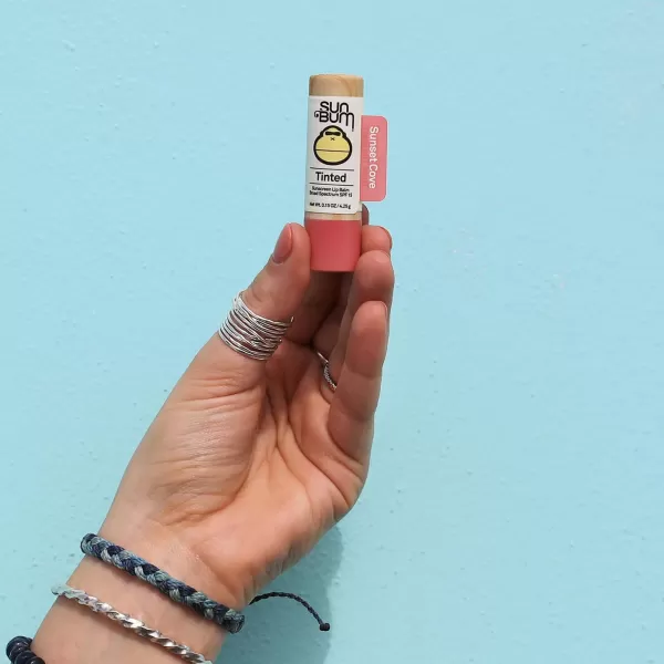 Sun Bum Tinted Lip Balm Raisin Hell  SPF 15  UVAUVB Broad Spectrum Protection  Sensitive Skin Safe  Hypoallergenic Paraben Free  Ozybenzone Free  015 OzSunset Cove