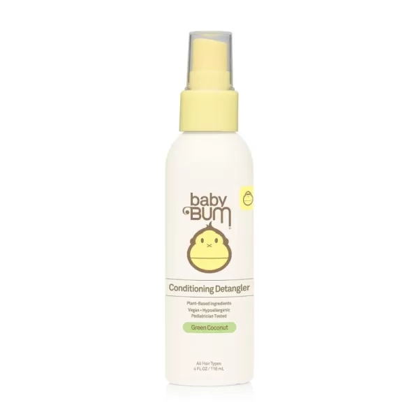 Baby Bum Conditioning Detangler Spray  LeaveIn Conditioner Treatment with Soothing Coconut Oil Natural Fragrance  Gluten Free and Vegan  4 FL OZ4 Fl Oz Pack of 1
