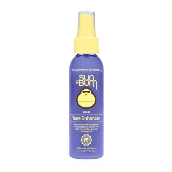 Sun Bum Blonde Tone Enhancer  Paraben Gluten and Cruelty Free Purple Leave In Treatment for Blondes  4 oz4 Fl Oz Pack of 1