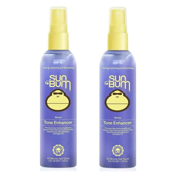 Sun Bum Blonde Tone Enhancer  Paraben Gluten and Cruelty Free Purple Leave In Treatment for Blondes  4 oz8 Fl Oz Pack of 1