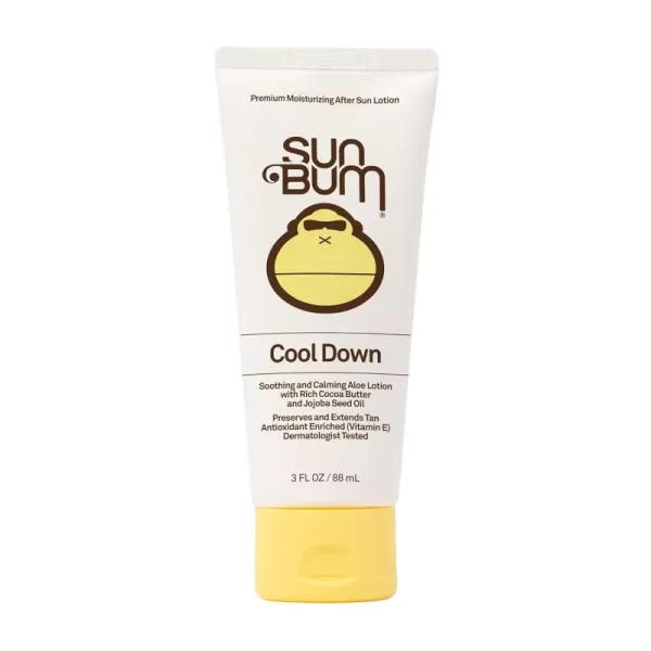 Sun Bum Cool Down Aloe Vera Lotion  Vegan After Sun Care with Cocoa Butter to Soothe and Hydrate Sunburn Pain Relief  3 oz3 Fl Oz Pack of 1