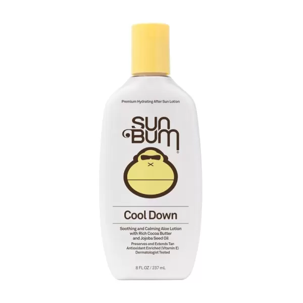 Sun Bum Cool Down Aloe Vera Lotion  Vegan After Sun Care with Cocoa Butter to Soothe and Hydrate Sunburn Pain Relief  3 oz8 Fl Oz Pack of 1