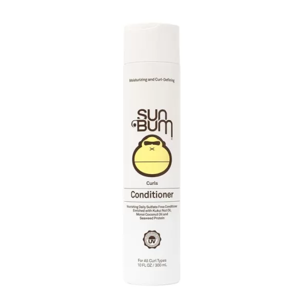 Sun Bum Curls Conditioner  Vegan and Cruelty Free Moisturizing Hair Treatment for Wavy and Curly Hair  10 oz10 Fl Oz Pack of 1