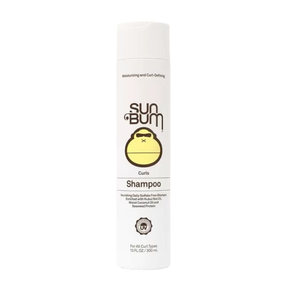 Sun Bum Curls Shampoo  Vegan and Cruelty Free Moisturizing Hair Wash for Wavy and Curly Hair  10 oz10 Fl Oz Pack of 1