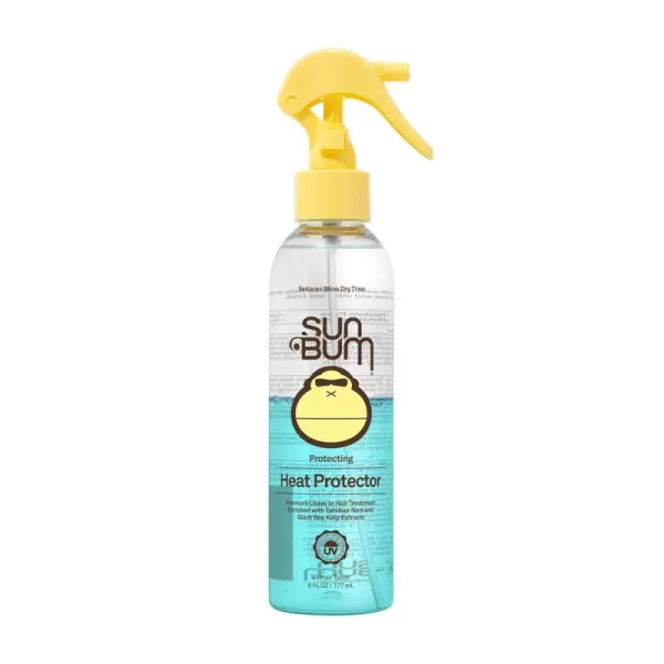 Sun Bum Heat Protector Spray  Vegan and Cruelty Free Hair Protecting Spray for All Hair Types  6 ozCoconut
