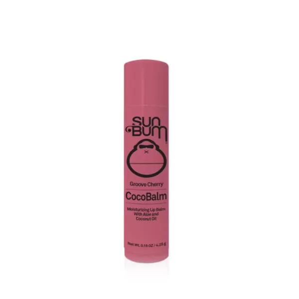 Sun Bum Pia Colada Cocobalm  Hydrating Lip Balm with Aloe  Hypoallergenic Paraben Free Silicone Free  015oz Stick 2048058Groove Cherry