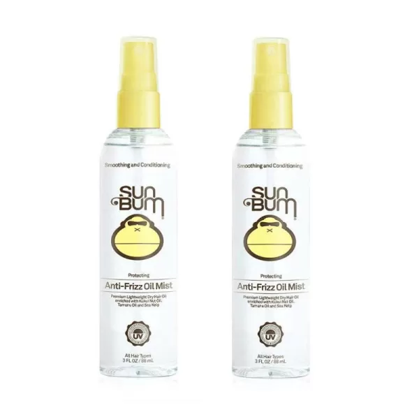 Sun Bum Protecting AntiFrizz Oil Mist  Vegan and Cruelty Free Moisturizing Hair Protector Spray for All Hair Types  3 ozCoconut