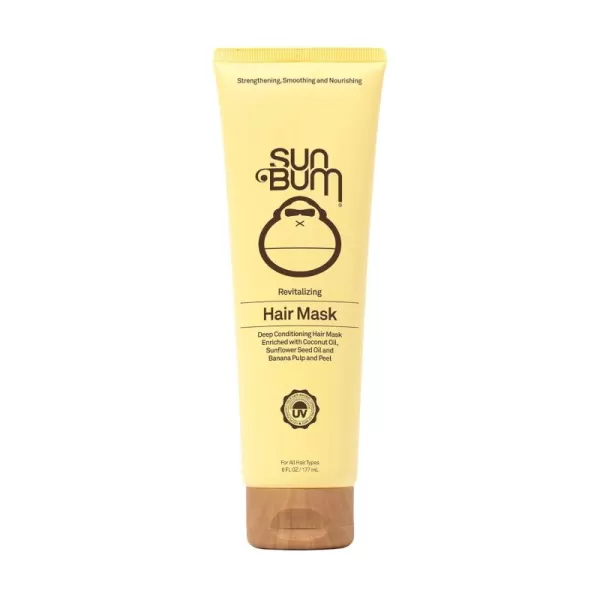 Sun Bum Revitalizing Deep Conditioning Hair Mask  Vegan and Cruelty Free Moisturizing and Restoring Hair Treatment for Damaged Hair  6 oz