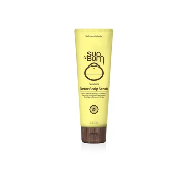 Sun Bum Revitalizing Detox Scalp Scrub  Vegan and Cruelty Free Moisturizing and Deep Cleansing and Exfoliating Hair Wash with Apple Cider Vinegar  6 oz