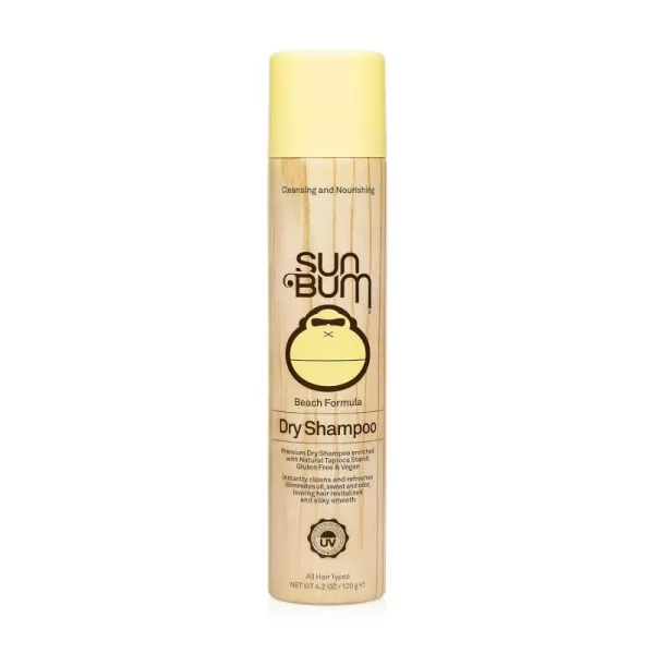 Sun Bum Revitalizing Dry Shampoo  Hair Refreshing Texture and Volumizing Spray  Paraben Free Oil Free Gluten Free Vegan  42 OZ Bottle