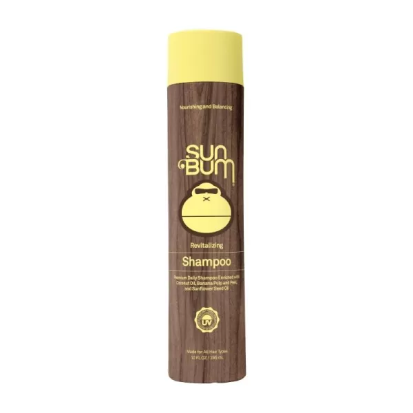 Sun Bum Revitalizing Shampoo  Vegan and Cruelty Free Hydrating Moisturizing and Shine Enhancing Hair Wash  10 oz