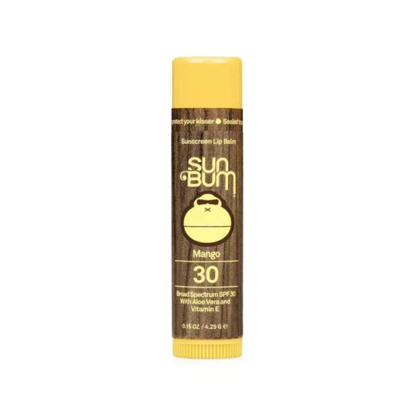 Sun Bum SPF 30 Sunscreen Lip Balm  Vegan and Cruelty Free Broad Spectrum UVAUVB Lip Care with Aloe and Vitamin E for Moisturized Lips  Watermelon Flavor 15 ozMango