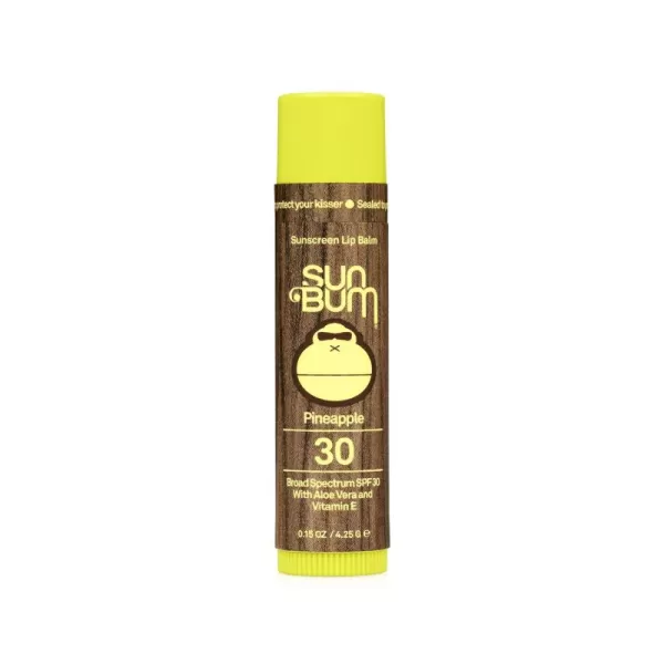 Sun Bum SPF 30 Sunscreen Lip Balm  Vegan and Cruelty Free Broad Spectrum UVAUVB Lip Care with Aloe and Vitamin E for Moisturized Lips  Watermelon Flavor 15 ozPineapple