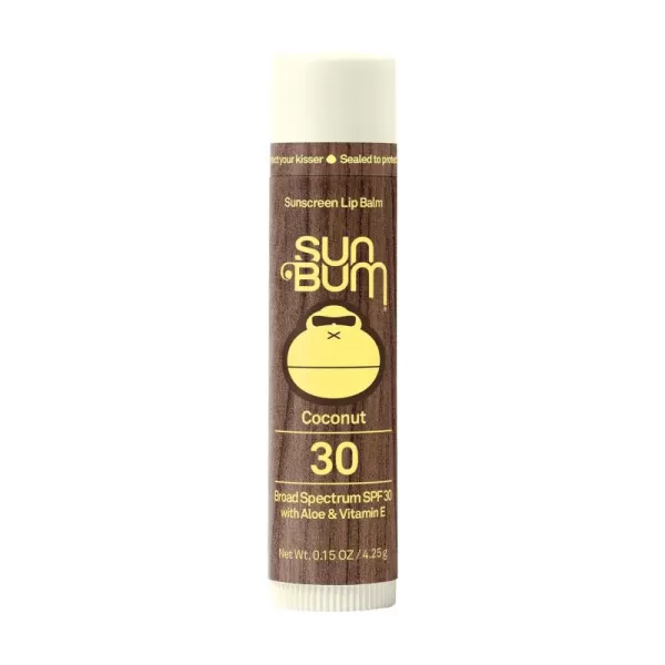 Sun Bum SPF 30 Sunscreen Lip Balm  Vegan and Cruelty Free Broad Spectrum UVAUVB Lip Care with Aloe and Vitamin E for Moisturized Lips  Watermelon Flavor 15 ozCoconut