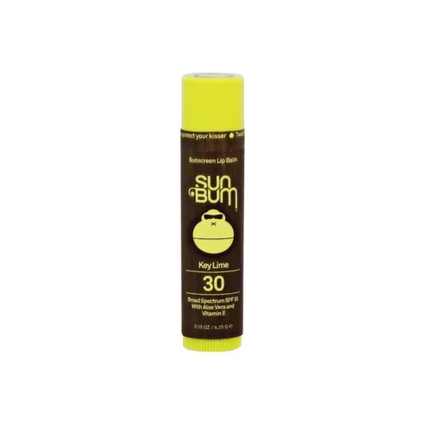 Sun Bum SPF 30 Sunscreen Lip Balm  Vegan and Cruelty Free Broad Spectrum UVAUVB Lip Care with Aloe and Vitamin E for Moisturized Lips  Watermelon Flavor 15 ozKey Lime