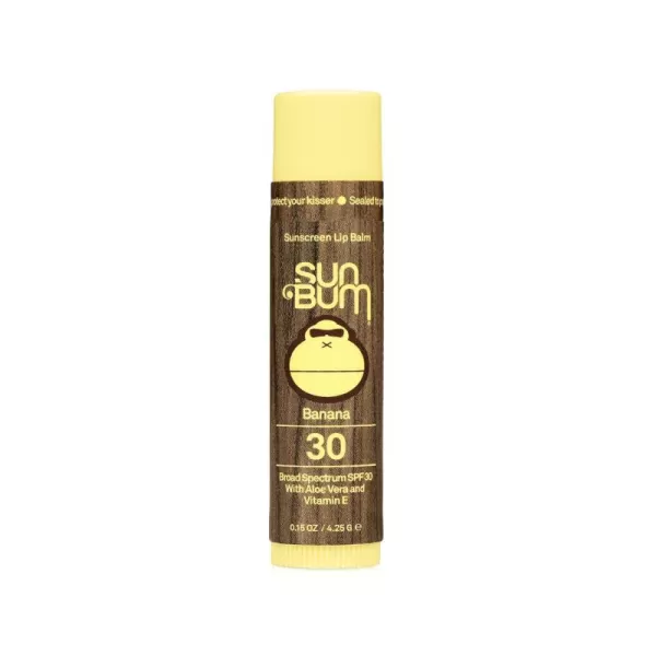 Sun Bum SPF 30 Sunscreen Lip Balm  Vegan and Cruelty Free Broad Spectrum UVAUVB Lip Care with Aloe and Vitamin E for Moisturized Lips  Watermelon Flavor 15 ozBanana