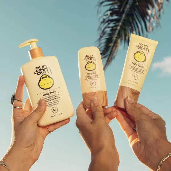 Sun Bum Daily SPF 50 Sunscreen Face Lotion  Vegan and Hawaii 104 Reef Act Compliant Made Without Oxybenzone ampamp Octinoxate Broad Spectrum Sun Care  Dermatologist Tested  17 Fl Oz