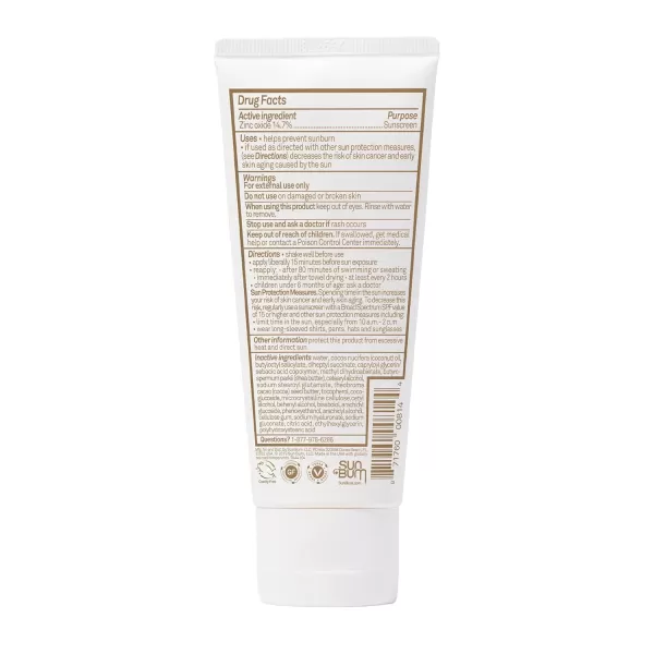 Sun Bum Mineral SPF 50 Sunscreen Lotion  Vegan and Hawaii 104 Act Compliant Octinoxate ampamp Oxybenzone Free Broad Spectrum Natural Sunscreen with UVAUVB Protection  3 ozSPF 30 Lotion