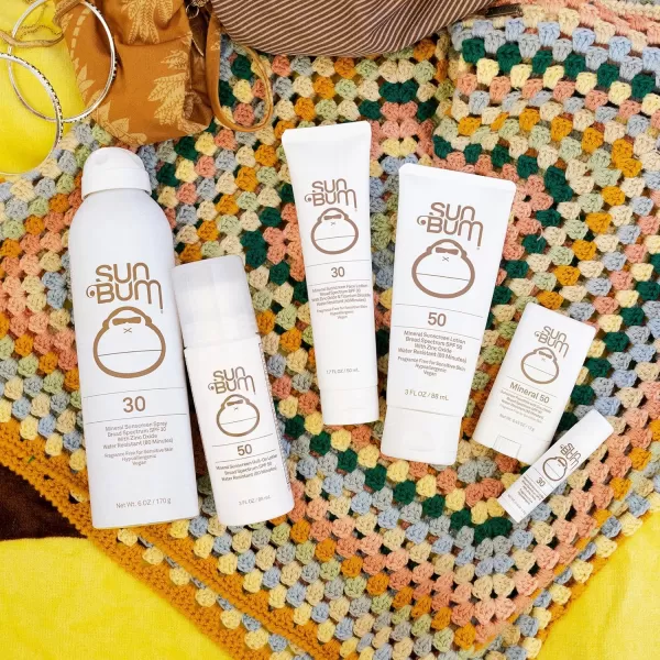 Sun Bum Mineral SPF 50 Sunscreen RollOn Lotion Vegan and Hawaii 104 Act Compliant Octinoxate ampamp Oxybenzone Free Broad Spectrum Moisturizing UVAUVB Easy Roller Ball Sunscreen Lotion with Zinc 3 ozSPF 50 Roll On