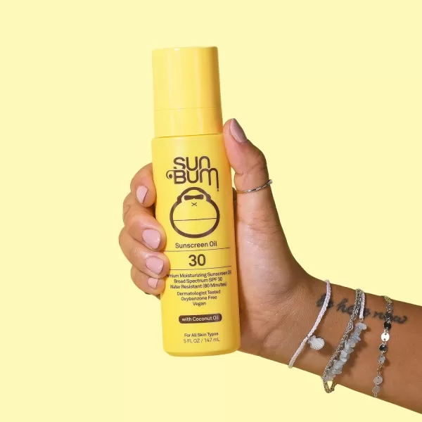 Sun Bum Original SPF 30 Sunscreen Oil  Vegan and Hawaii 104 Act Compliant Octinoxate ampamp Oxybenzone Free Broad Spectrum Moisturizing UVAUVB Glowing Sunscreen Lotion with Vitamin E  5 oz