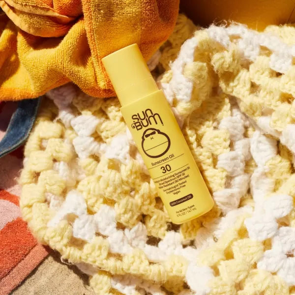 Sun Bum Original SPF 30 Sunscreen Oil  Vegan and Hawaii 104 Act Compliant Octinoxate ampamp Oxybenzone Free Broad Spectrum Moisturizing UVAUVB Glowing Sunscreen Lotion with Vitamin E  5 oz